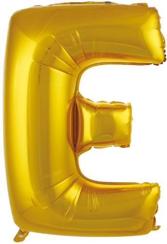 E - HARF 16 İNC GOLD RENK BALON 36 CM balon