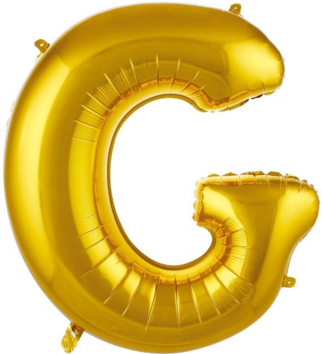 G - 40 İNC GOLD RENK BALON 100 CM balon