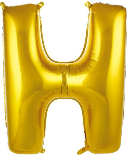 H - 40 İNC GOLD RENK BALON 100 CM balon