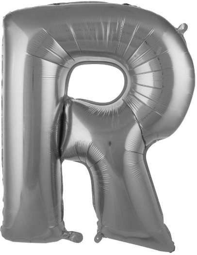 R - 40 İNC GÜMÜŞ RENK BALON 100 CM balon